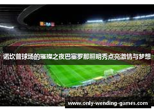 诺坎普球场的璀璨之夜巴塞罗那照明秀点亮激情与梦想