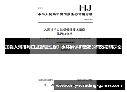 加强入河排污口监督管理提升水环境保护效率的有效措施探索
