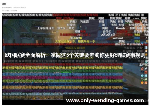 欧国联赛全面解析：掌握这5个关键要素助你更好理解赛事规则